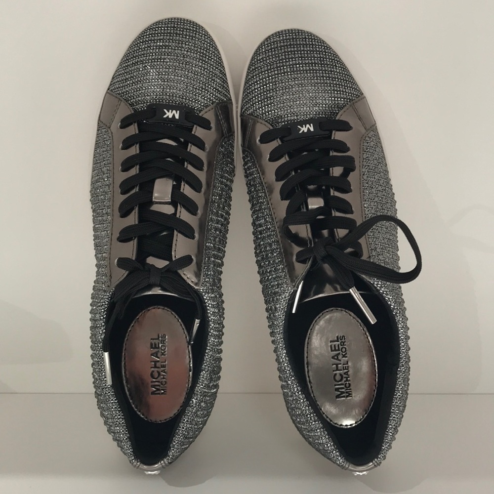 Michael Kors Catelyn lace crystal glitter silver - Picture 6 of 8